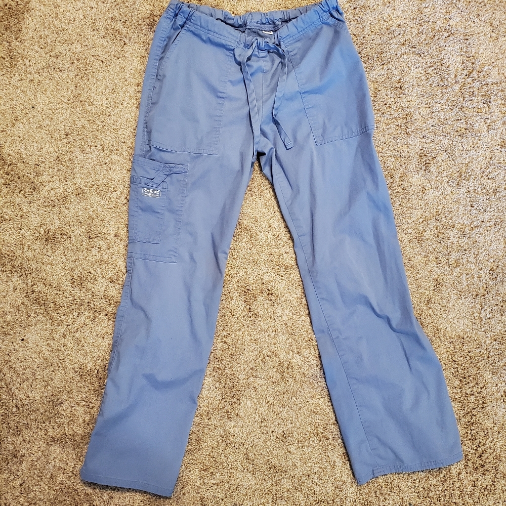 Cherokee Ceil Blue Scrub Pants -XS Petite